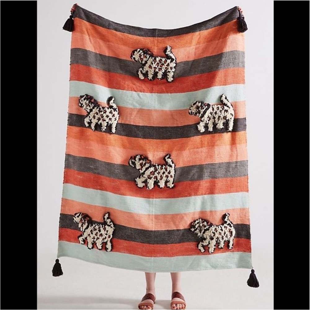 Anthropologie Richmond Flo Throw Blanket lNIO